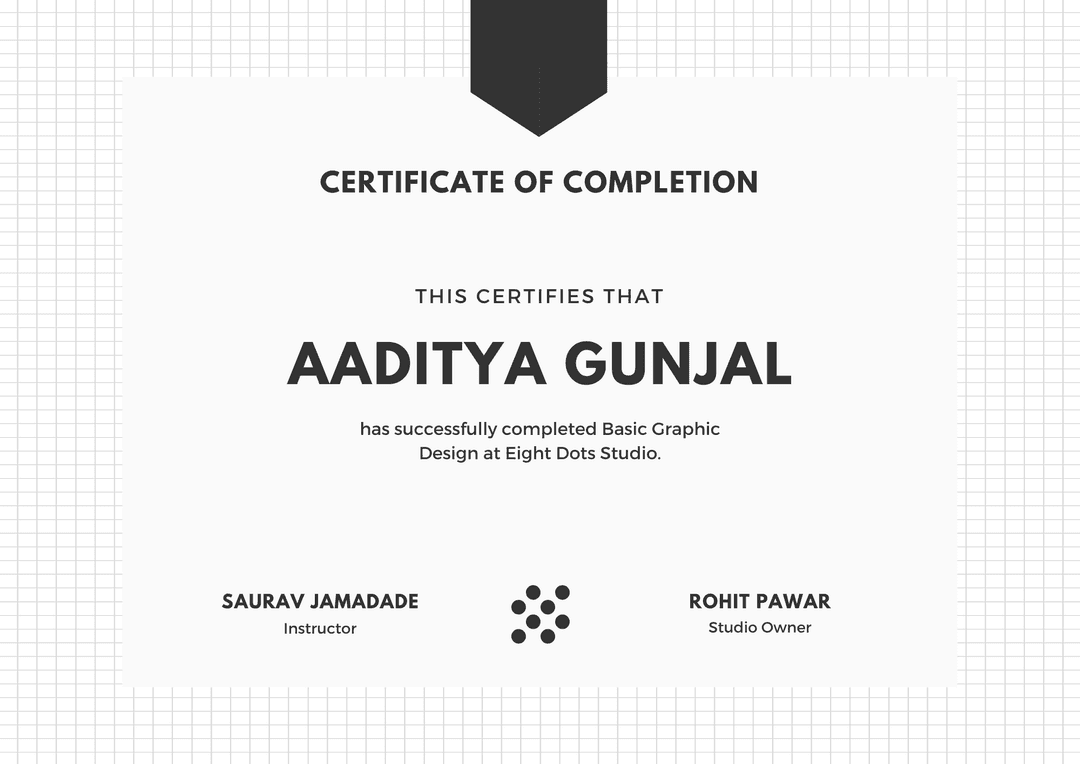 Certificate 1